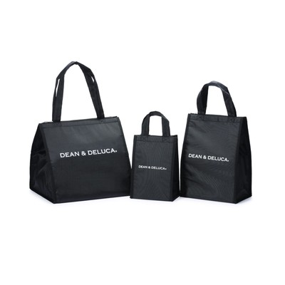 Dean & Deluca Cooler Bag Set Of 3 Type Cold Storage Polyester Black Gift