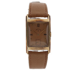 Vintage 22.5mm Lord Elgin 21 Jewel Men's Mechanical Wristwatch 559 USA 14k GF