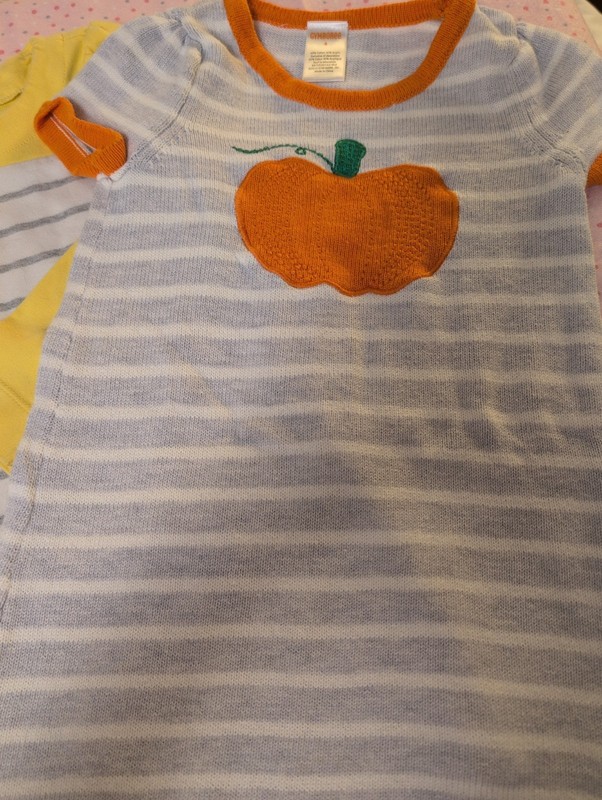 Lot of 2 Gymboree Fall Dresses Size 4.  Sunflowers, and Pumpkin.