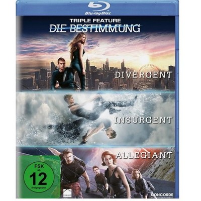 Die Bestimmung - Teil: 1 - 3 2013 + 2016 Blu-ray/Neu/OVP