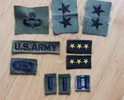 WW2 Vietnam War Period US Army Military Patches Badges General Rank Para Captain