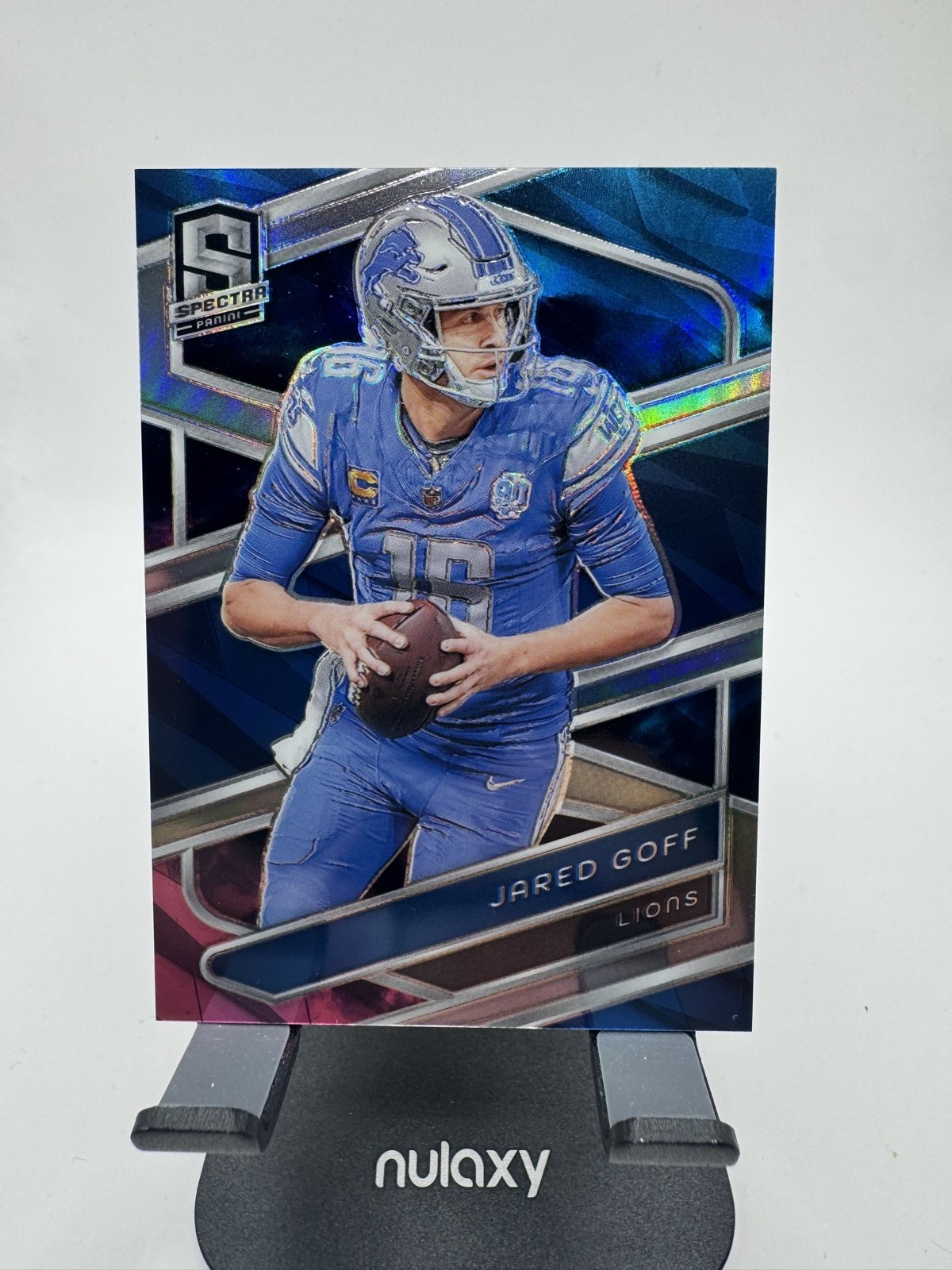2024 Panini Spectra - Jared Goff #37 Nebula Prizm /2 Detroit Lions SSP