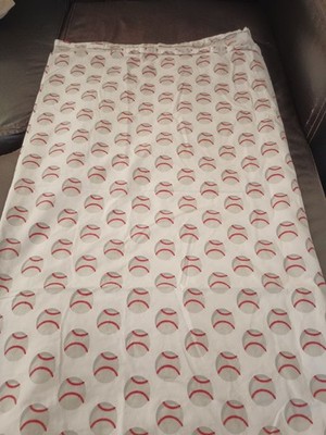 CRATE & KIDS WHITE GRAY FULL SIZE FLAT SHEET SOCCER BALLS PRINTS 100% COTTON