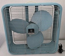 Nice Working Vintage Westinghouse Ar20-3 Blue Metal 2 Speed 22 X 23 Box Fan Nice Working Vintage Westinghouse Ar20-3 Blue Metal 2 Speed 22 X 23 Box Fan