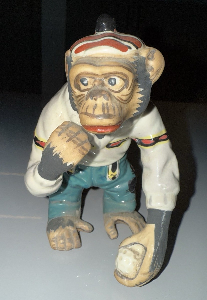 RARE Vintage 1950's J. Fred Muggs Chimpanzee Monkey Porcelain