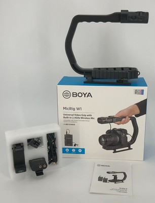 BOYA  MicRig-W1 Wireless Microphone Filmmaker Kit - Video Handle Stabilizer