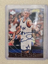 Upper Deck Anfernee Hardaway Basketball Autographed Sports Trading