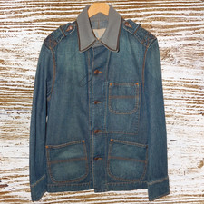 Vintage Men's Denim Jacket Donna Karan NY DKNY Jeans. Made in Italy