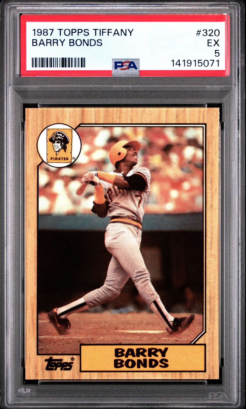 1987 TOPPS TIFFANY #320 BARRY BONDS PSA 5