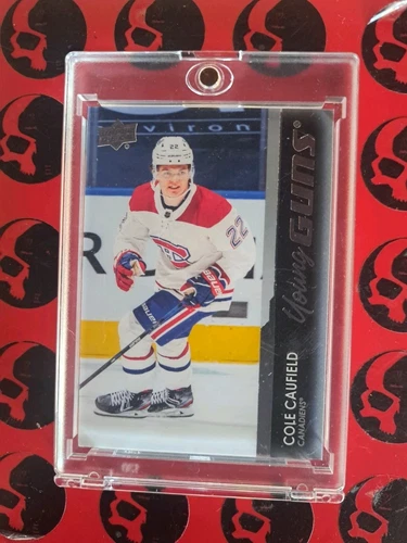 2021-22 Cole Caufield Young Guns Rookie #201 Montreal Canadiens Upper Deck UD RC