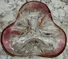 Vintage Pink Ashtray Small Murano Glass
