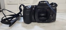 Minolta Maxxum 400si 35mm SLR Film Camera Body Only Good w/Body Cap  Strap