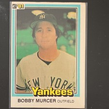 Donruss 1981 Bobby Murcer New York Yankees #111 First Edition Collector Series