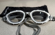 ZOGGS Predator Flex Unisex Adult Swim Goggles Gray and White  GR02