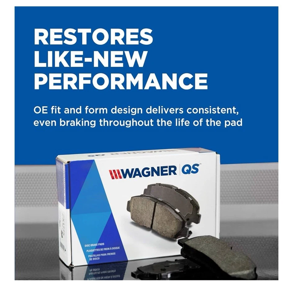 Juego de pastillas de freno traseras de cerámica Wagner QS ZD711 para Ford F-150 1997-2003 Foto 3 de 4