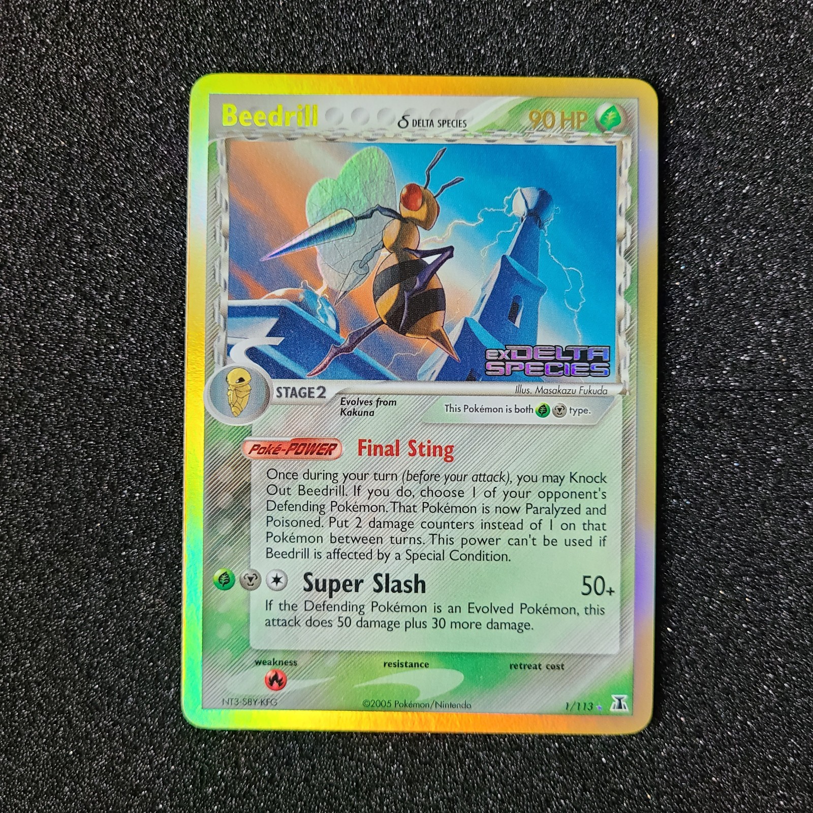 Beedrill 2005 EX: Delta Species #001/113 Reverse Holo Price Guide