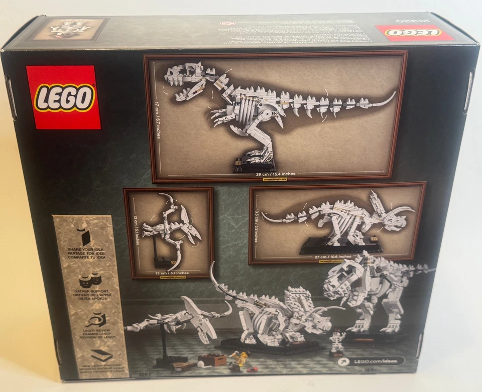 Brand New Lego Ideas 21320 Dinosaur Fossils Limited 910 Pieces T-REX SEALED BOX - Image 2 of 4