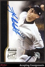 2002 Bowman Autographs #BAJB Josh Beckett ON CARD AUTO MARLINS
