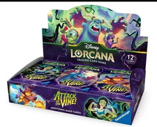 Disney Lorcana Attack of the Vine Booster Display Box SEALED