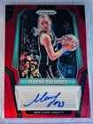 2025 WNBA PANINI PRIZM RED AUTO Marine Johannes 47/99 Liberty SG-MJ 🔥