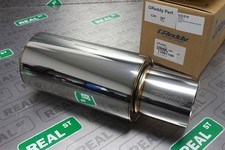 Greddy 160mm Round Revolution Rs Universal Muffler 304ss 3.0 Inch 11001130