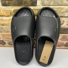 QUIKSILVER Men 9 Slides Cloudbreak Cloud Break Flip Flops Sandals Shoes Black