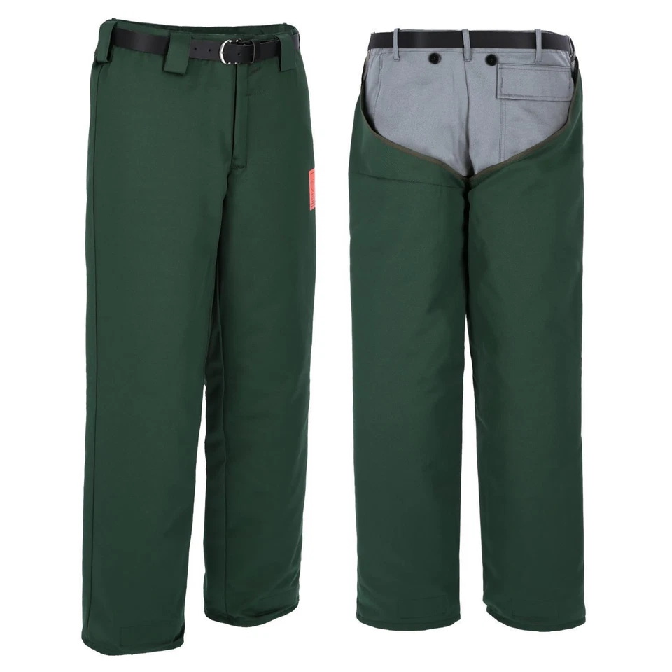 SWS FORST GMBH Schnittschutzbeinlinge Beinlinge Forst mit Schnittschutz SSK1 Typ C grün