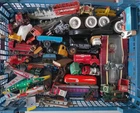 ORIGINAL VINTAGE TOY JOB LOT TINPLATE DIECAST etc CARS TRUCKS MOTORCYCLES & MORE