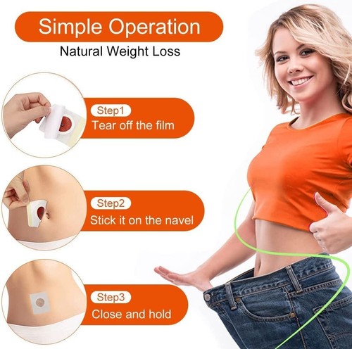 10/50/100 Pcs Slim Patch Weight Loss Slimming Diets Pads Detox Burn Fat Adhesive - Picture 3 of 21