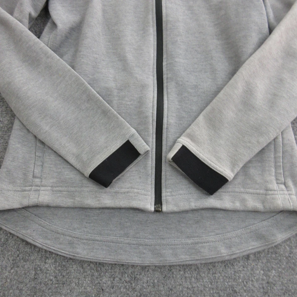 Golden State Warriors Hoodie Zip Womens Small Gray NBA Basketball Nike Dri-FIT - Image 2 of 4