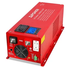 ZLPOWER 6000W Low Frequency Inverter Split Phase Pure Sine Wave UL1741
