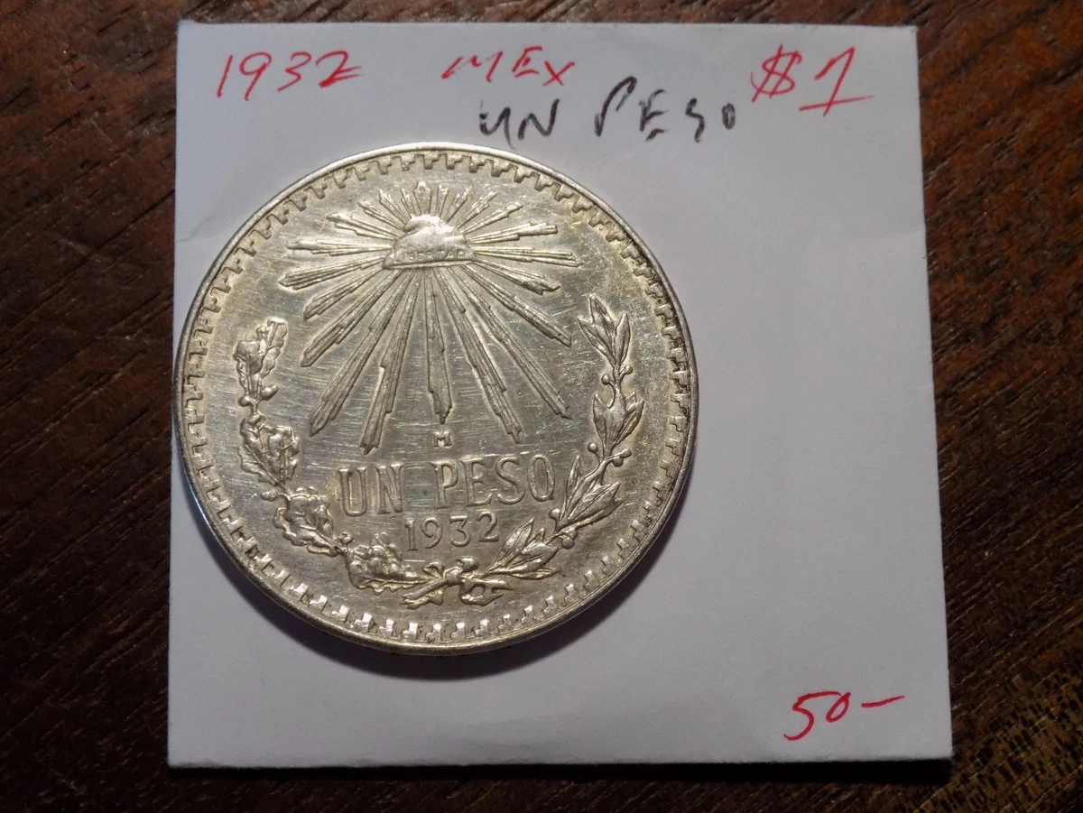 1 Peso 1932 Year Silver Mexican Coins (1905-Now) for sale | eBay