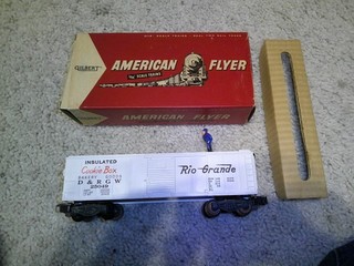 S GAUGE AMERICAN FLYER #25049 D&RGW WALKING BRAKEMAN CAR OB
