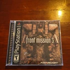 Front Mission 3 PlayStation 1 PS1 Black Label Complete in Box CIB