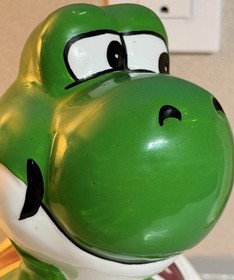 Nintendo SNES Yoshi Super Mario World Musical Cookie Jar Promo Display NES 1993