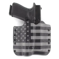 OWB Light Holster - FN Handguns -O-Light Baldr Mini - Optic -USA Gunmetal Gray