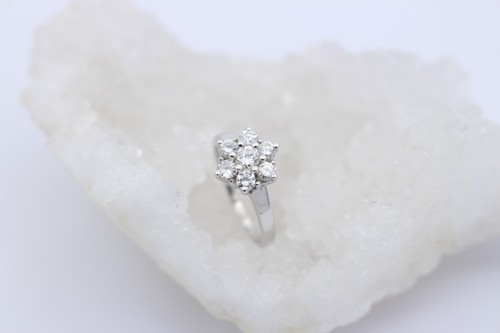 Traumhafter Damen Ring aus 18k / 750er Weißgold mit Brillanten ca. 0,50 ct. - Bild 1 von 5