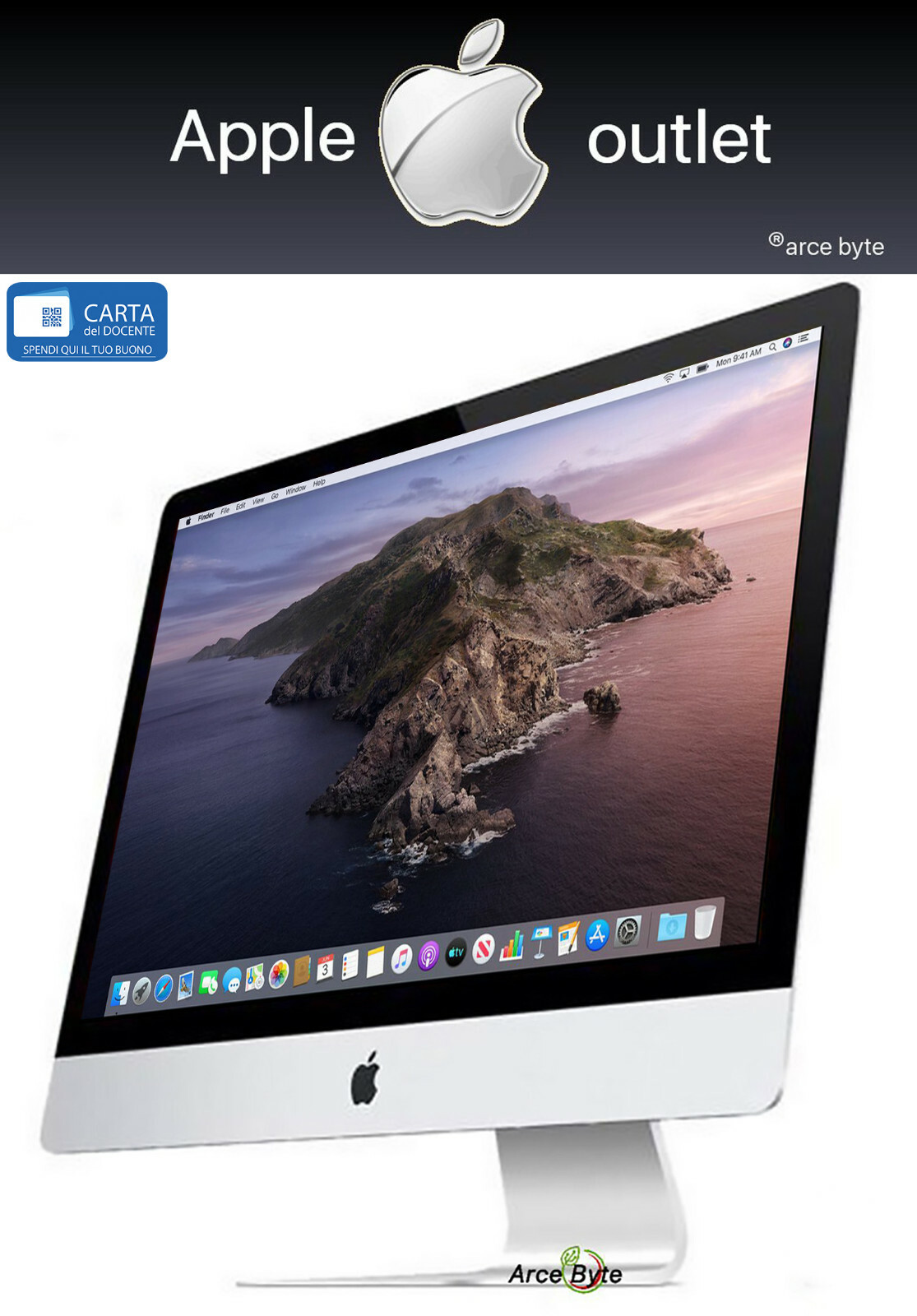 APPLE iMac 21.5" 2012 SLIM i5 2.7GHZ HDD FUSION 1TB RAM 8GB CATALINA GRADO A