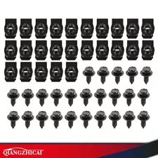 50PCS FENDER BOLTS & U NUTS 5/16-18 X 7/8" X 3/4" WASHER 1/2" HEX HEAD KIT BODY 