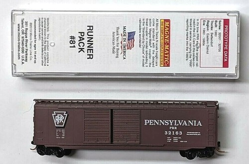 MTL Micro-Trains 03454080 34080 Pennsylvania PRR 32163 50 pies vagón de carga | Zustand: New