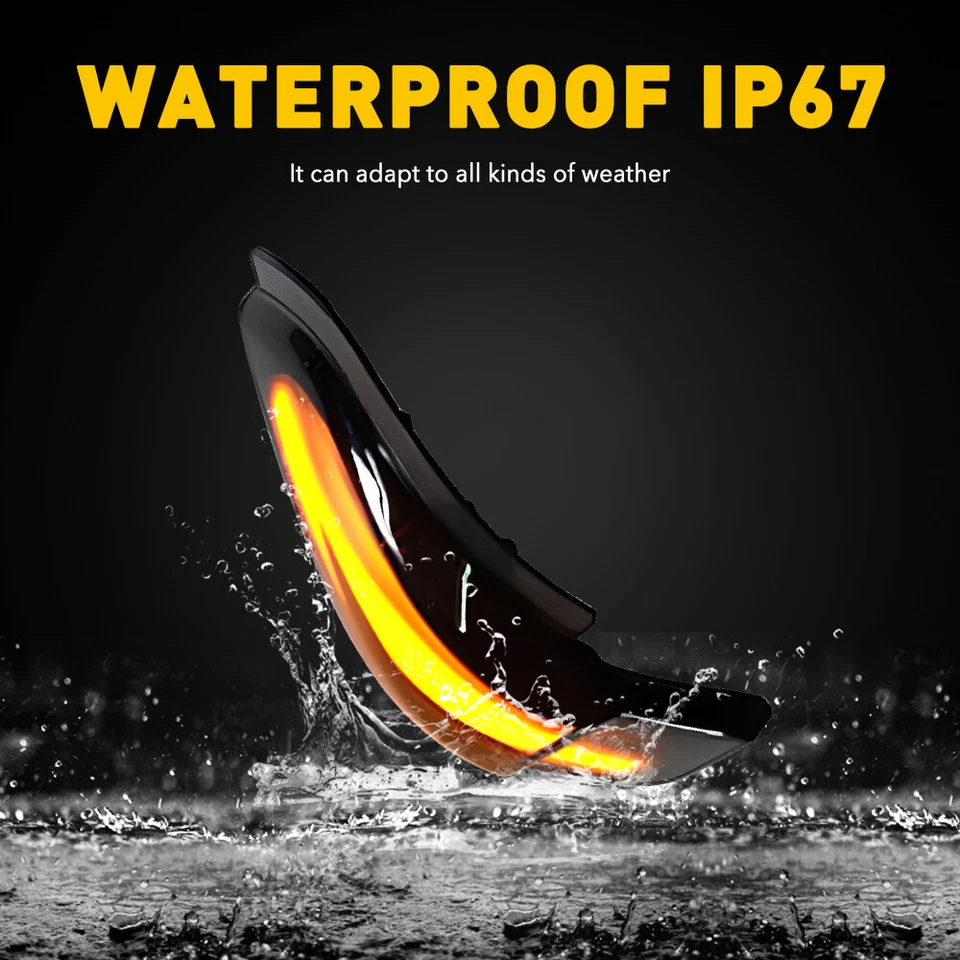 Luz de espejo retrovisor lateral dinámica LED para Toyota Avalon Vios Yaris 2013-2018 Foto 3 de 4