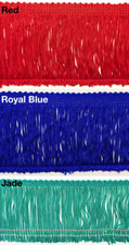 3" Rayon Chainette Fringe - 12 Continuous Yards - Many Colors - MADE IN USA!
