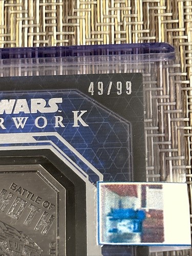 2016 TOPPS STAR WARS MASTERWORK LUKE SKYWALKER SILVER MEDALLION #49/99 - Picture 3 of 4