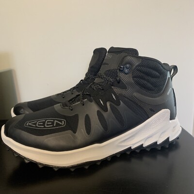NEW KEEN Mens Zionic Mid Height Waterproof All Terrain Hiking Boots Black Sz 15