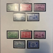 1936 Various Army/Navy Military Series Complete Set #785-794