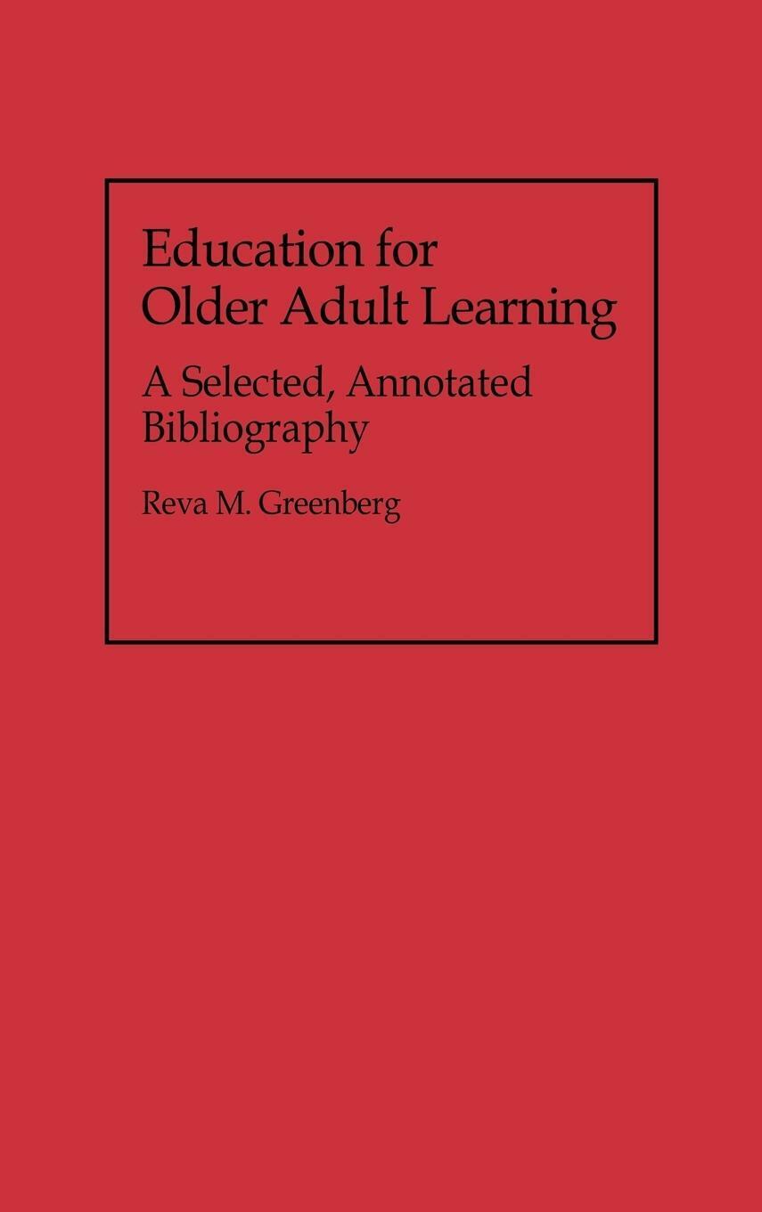 Thumbnail - Reva M. Greenberg | Education For Older Adult Learning | Buch |