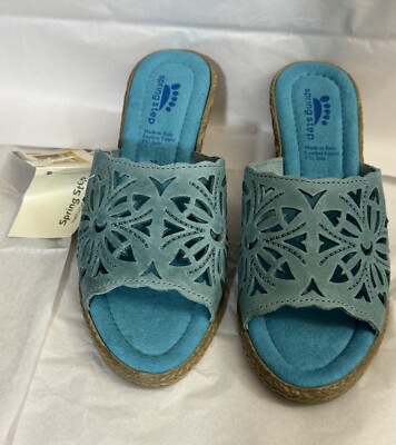 NWT-Spring Step Women's Leather uppers Slide Sandals Size 37