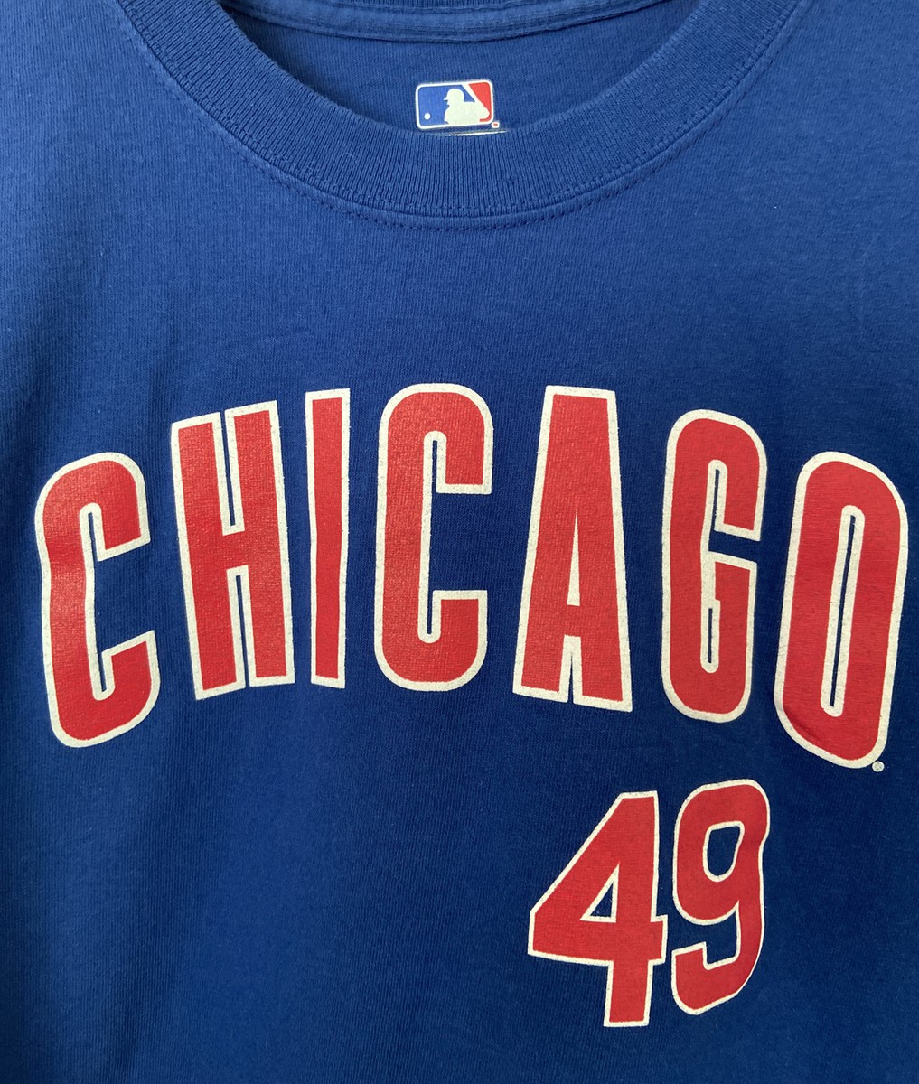 MLB シカゴ・カブス アリエッタ #49 オーセンティック ユニフォーム XL Jake Arrieta T-Shirt Large Chicago Cubs #49 Blue MLB Baseball | eBay