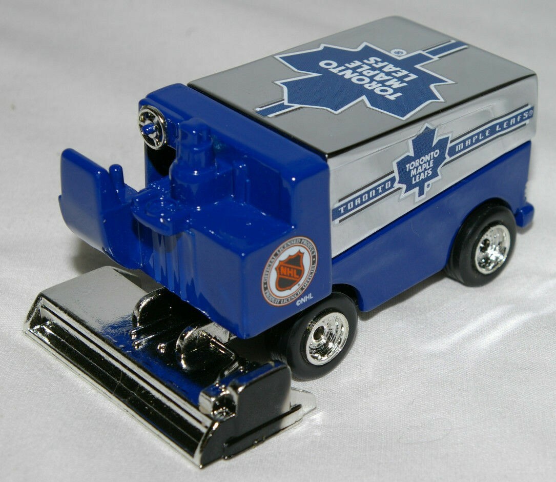 NHL Toronto Maple Leafs Mini Zamboni Metal Die Cast Scale 150