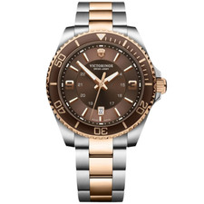 Victorinox Maverick Sapphire Crystal Quartz Brown Dial Men's Watch 241951